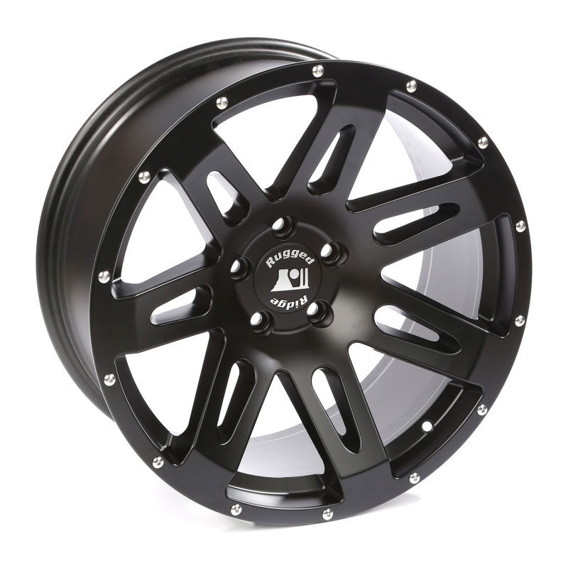 Rugged Ridge 15306.01 | XHD Wheel Satin Black 20in x 9 Inch JK/JL/JT; 2007-2020