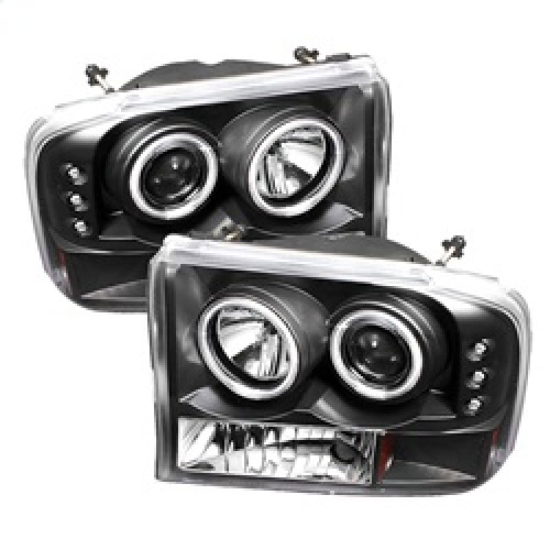 SPYDER 5030122 | Spyder Ford Excursion 1PC CCFL LED ( Replaceable LEDs ) Projector Headlights G2 Version - Black - (PRO-YD-FF25099-1P-G2-CCFL-BK); 2000-2004