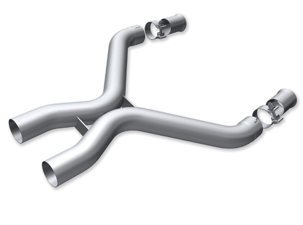 Borla 60513 | X-Pipe: Ford MustangGT/GT500 5.0L/5.4L AT/MT X-PIPE 2.75"; 2011-2014