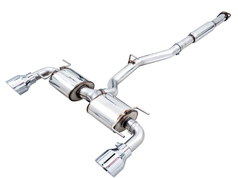 AWE Tuning 301532486 | AWE Subaru BRZ/ Toyota GR86/ Toyota 86 Touring Edition Cat-Back Exhaust- Chrome Silver Tips; 2013-2023