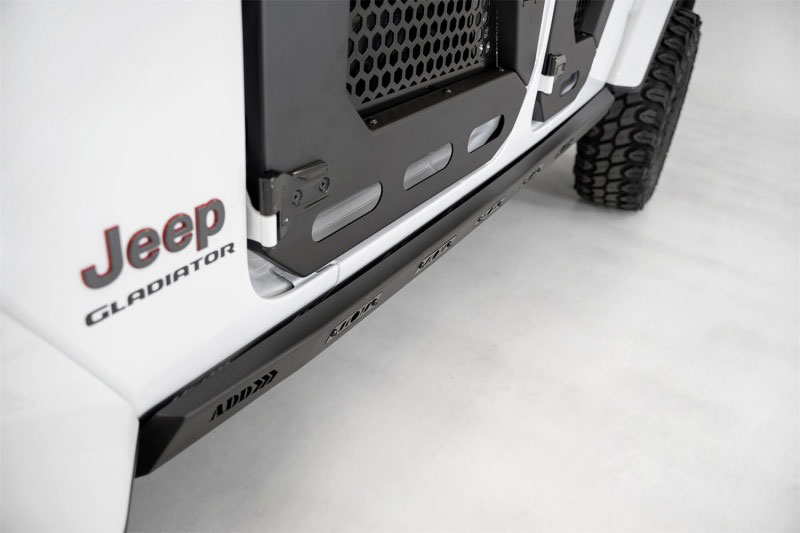 Addictive Desert Designs S971192050103 | Jeep Gladiator JT Rock Slider Side Steps; 2020-2024