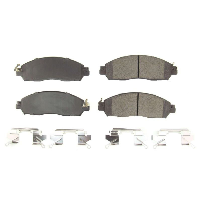 PowerStop 172138 | Power Stop 18-19 Nissan Leaf Front Z17 Evolution Ceramic Brake Pads w/Hardware; 2018-2019