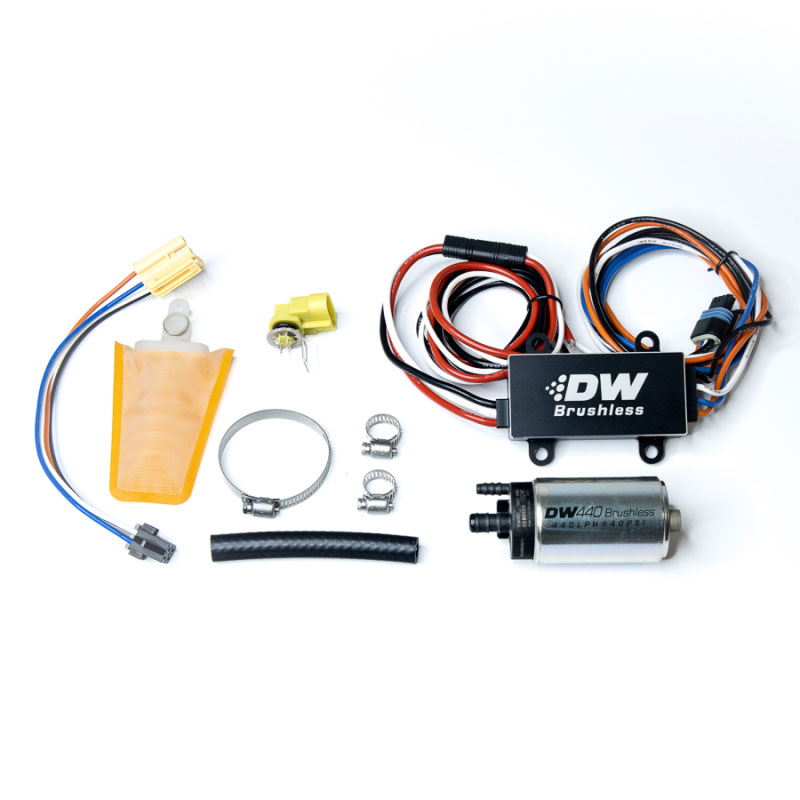 DeatschWerks 9-441-C103-0903 | DW440 440lph Brushless Fuel Pump w/ PWM Controller & Install Kit 93-07 Subaru WRX; 1993-2007