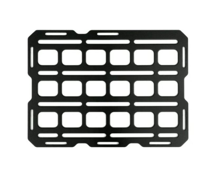 Builtright Industries 201011 | BuiltRight Industries 10in x 7.5in Tech Plate Steel Mounting Panel - Black