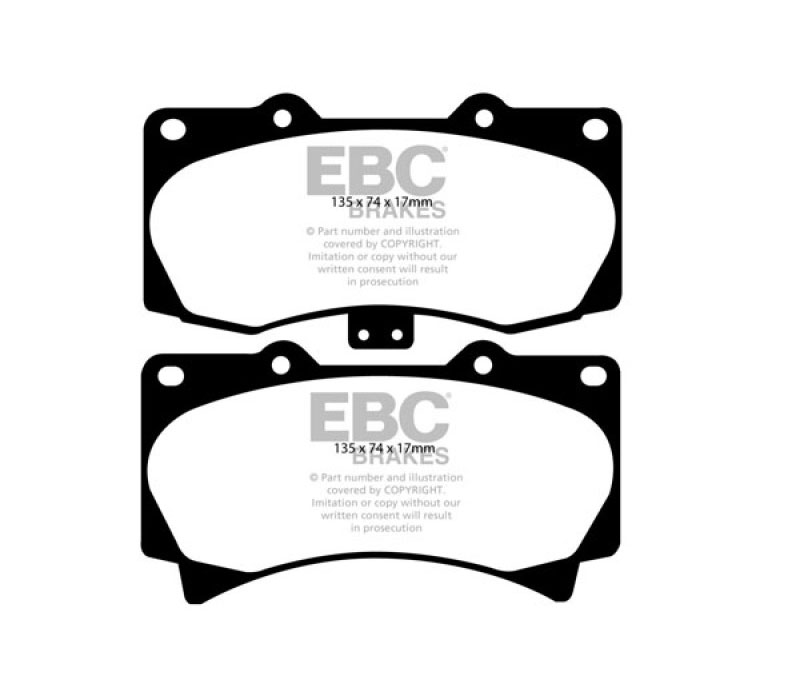 EBC dp61759 | 05-07 Hummer H3 3.5 Greenstuff Front Brake Pads; 2005-2007