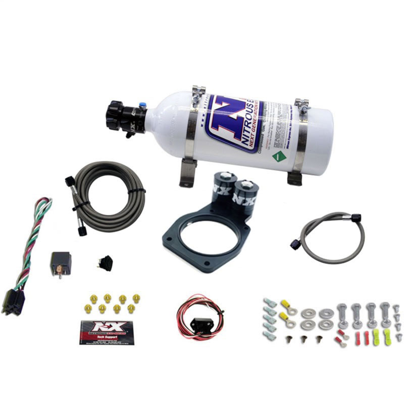 Nitrous Express 20931-05 | 10-15 Chevrolet Camaro Nitrous Plate Kit (50-150HP) w/5lb Bottle; 2010-2015