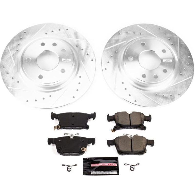 PowerStop k7845 | Power Stop 17-19 Chrysler Pacifica Rear Z23 Evolution Sport Brake Kit; 2017-2019