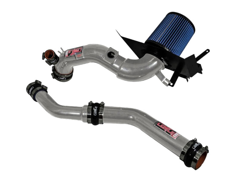 Injen SP1899P | Short Ram Intake Mitsubishi Evo X 2.0L Turbo, 4cyl. w/ MR Technology, Air Fusion and upper intercooler piping, Polished; 2008-2014