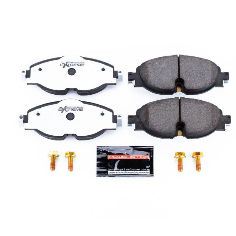 PowerStop z26-1760 | Power Stop 15-19 Audi A3 Front Z26 Extreme Street Brake Pads w/Hardware; 2015-2019