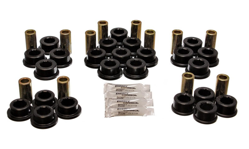 Energy Suspension 8.3127g | 87-92 Toyota Supra Black Rear Control Arm Bushing Set; 1987-1992