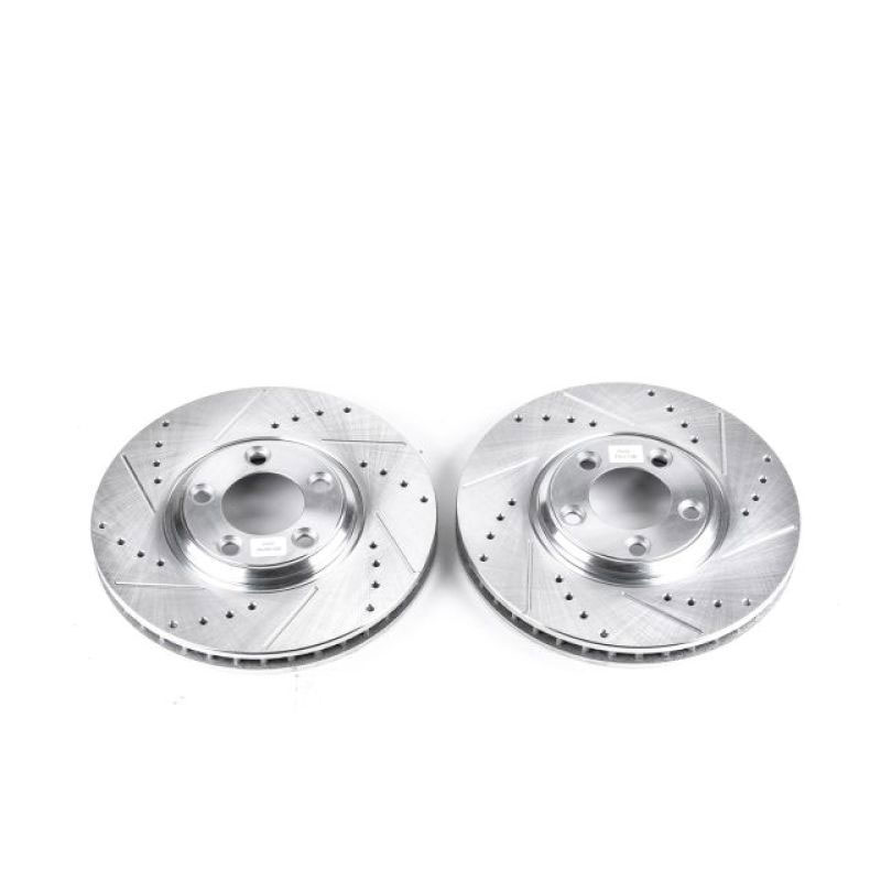 PowerStop ar8160xpr | Power Stop 02-05 Ford Thunderbird Front Evolution Drilled & Slotted Rotors - Pair; 2002-2005