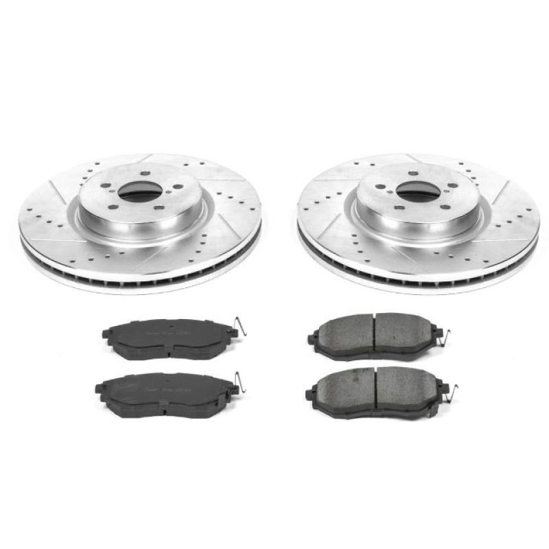 PowerStop k285 | Power Stop 14-18 Subaru Forester Front Z23 Evolution Sport Brake Kit; 2014-2018