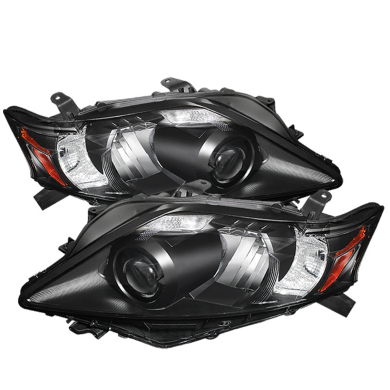 SPYDER 5075840 | Xtune Lexus Rx 10-12 OE Projector Headlights (w/AFS. Hid Fit) Black PRO-JH-LRX10-AFS-AM-BK; 2010-2012