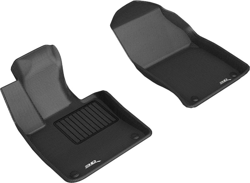 3D Maxpider l1vv03511509 | 3D MAXpider 19-21 Volvo S60 / V60 / 20-21 V60 Cross Country Kagu 1st Row Floormats - Black; 2019-2021