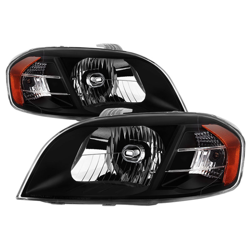 SPYDER 9035081 | xTune Chevy Aveo 07-11 Notchback Model Only OEM Style Headlights - Black HD-JH-CAVEO07-AM-BK; 2007-2011