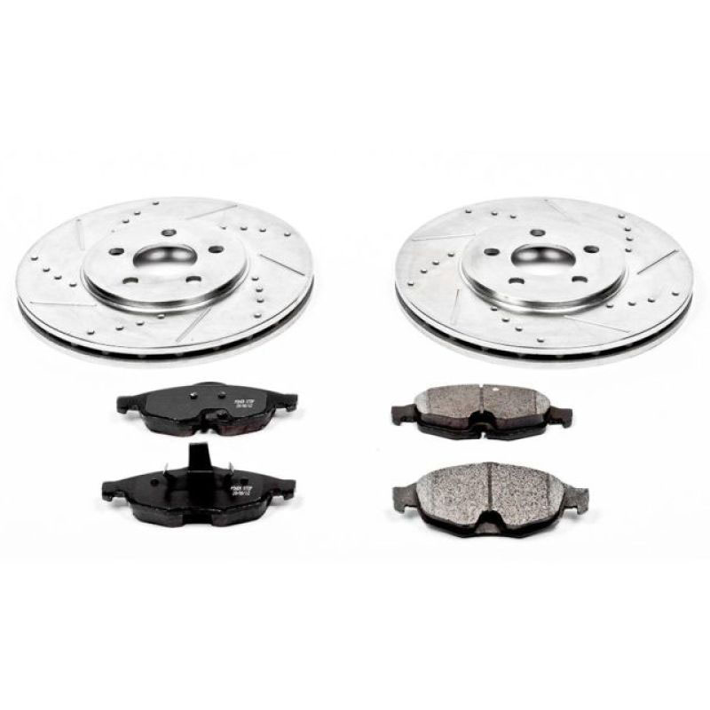 PowerStop k1684 | Power Stop 01-06 Chrysler Sebring Front Z23 Evolution Sport Brake Kit; 2001-2006