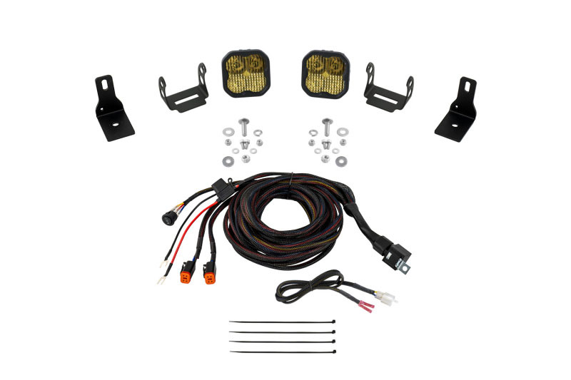 Diode Dynamics dd7765 | 2022+ Ford Maverick SS3 Sport Stage Series Ditch Light Kit Pro Yellow Combo; 2022-2024