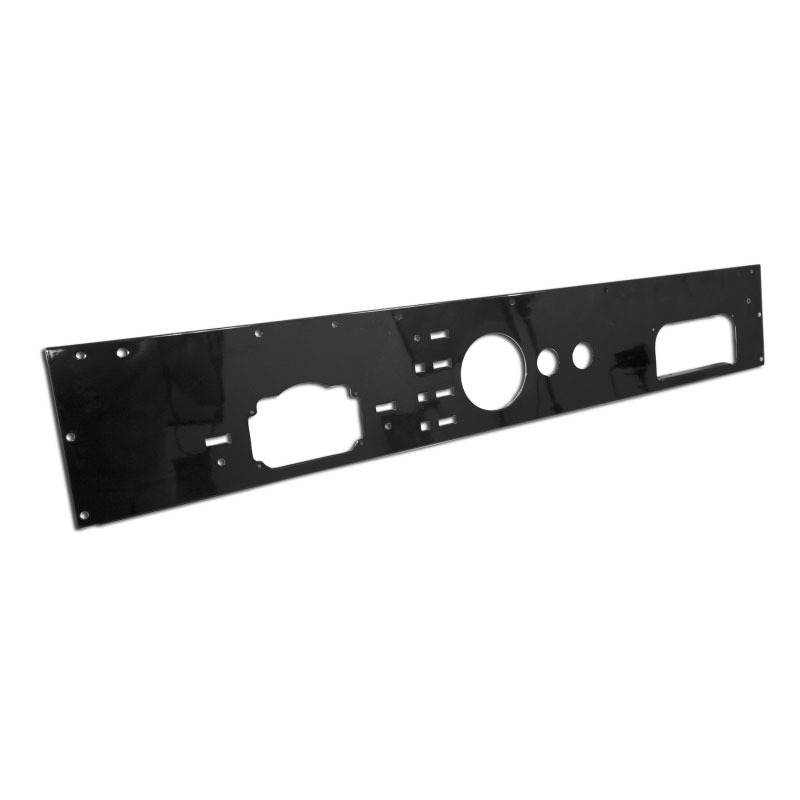 Rugged Ridge 13320.11 | Dash Panel Pre-Cut Holes Black 76-86 Jeep CJ; 1976-1986