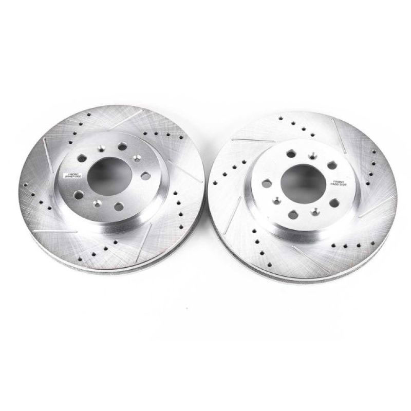 PowerStop ar82110xpr | Power Stop 06-11 Buick Lucerne Front Evolution Drilled & Slotted Rotors - Pair; 2006-2011