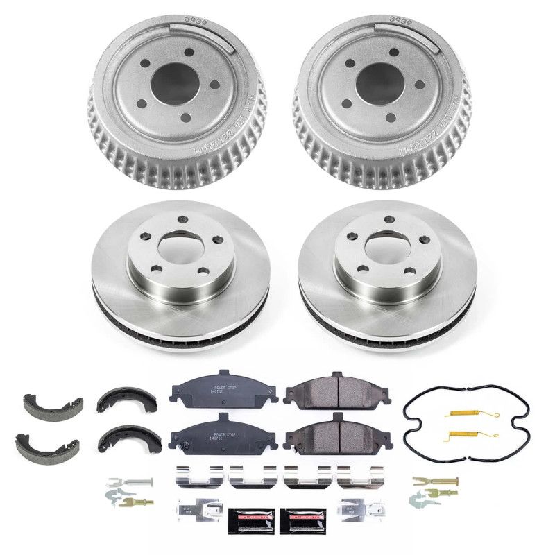 PowerStop koe15505dk | Power Stop 03-04 Oldsmobile Alero Front & Rear Autospecialty Brake Kit