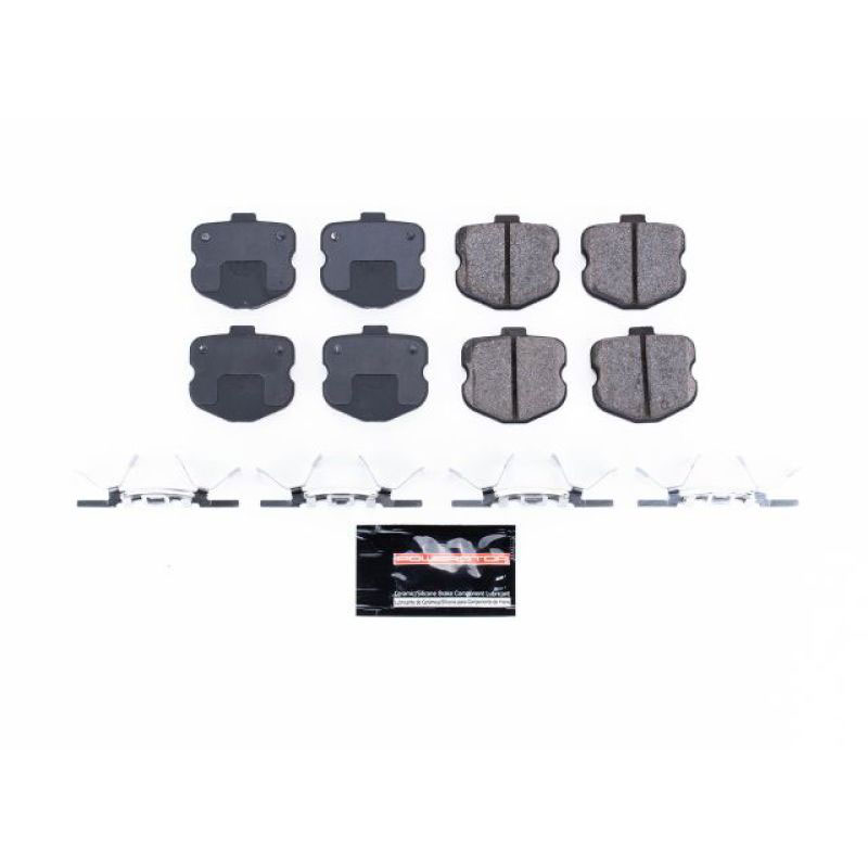 PowerStop z23-1185r | Power Stop 06-13 Chevrolet Corvette Rear Z23 Evolution Sport Brake Pads w/Hardware; 2006-2013