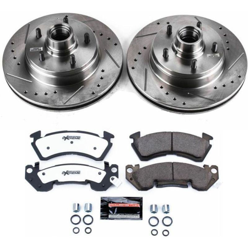 PowerStop k2937-26 | Power Stop 91-93 Chevrolet Caprice Front Z26 Street Warrior Brake Kit; 1991-1993