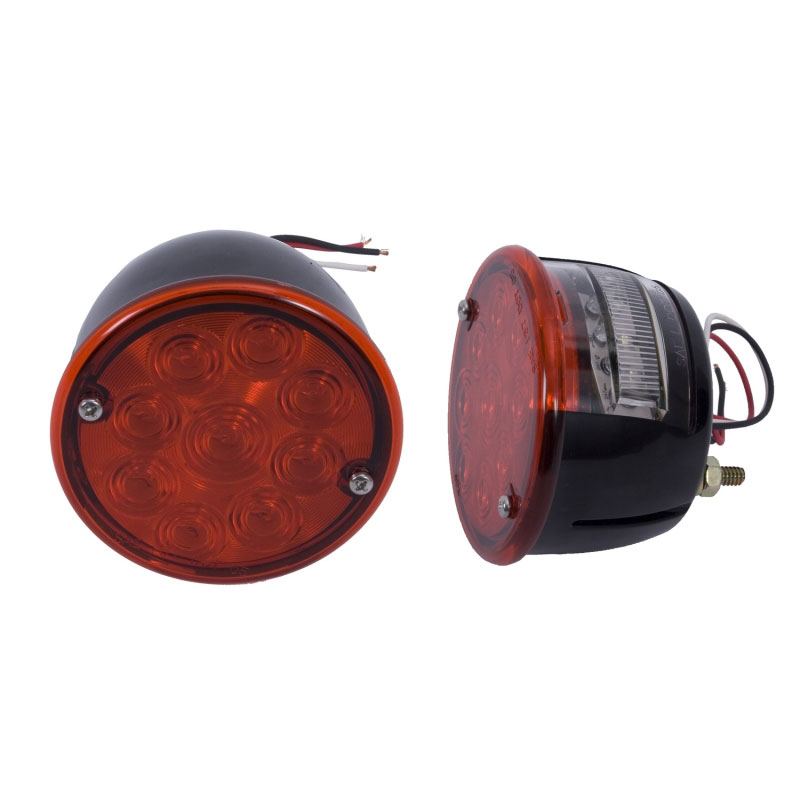 Rugged Ridge 12403.84 | LED Tail Light Set 46-75 Willys & Jeep CJ; 1950-1975