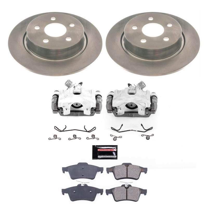 PowerStop kcoe8176 | Power Stop 2020 Ford Transit Connect Rear Autospecialty Brake Kit w/Calipers; 2020-2020