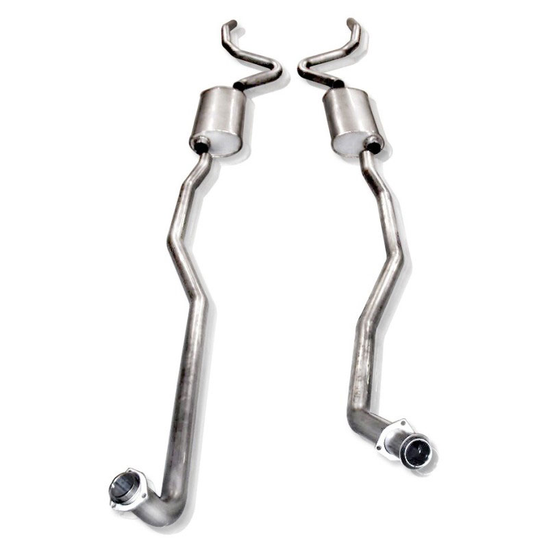 Stainless Works CV69BB0S | Chevy Monte Carlo Big Block Exhaust 2.5" Stainless; 1968-1972