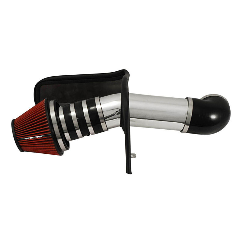 Spectre 9911 | 06-07 Chevy Trailblazer V8-6.0L F/I Air Intake Kit - Polished w/Red Filter; 2006-2007