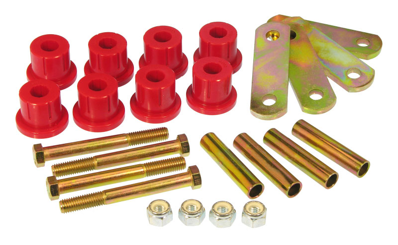 Prothane 7-1053 | 62-74 Chevy Camaro/Nova HD Shackle Bushings - Red; 1962-1974