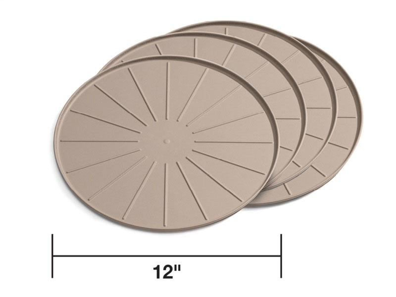 WeatherTech 8a12csttn | Round Coaster Set - Tan - Set of 12