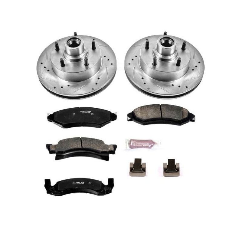 PowerStop k2578 | Power Stop 1986 Ford E-150 Front Z23 Evolution Sport Brake Kit; 1986-2015