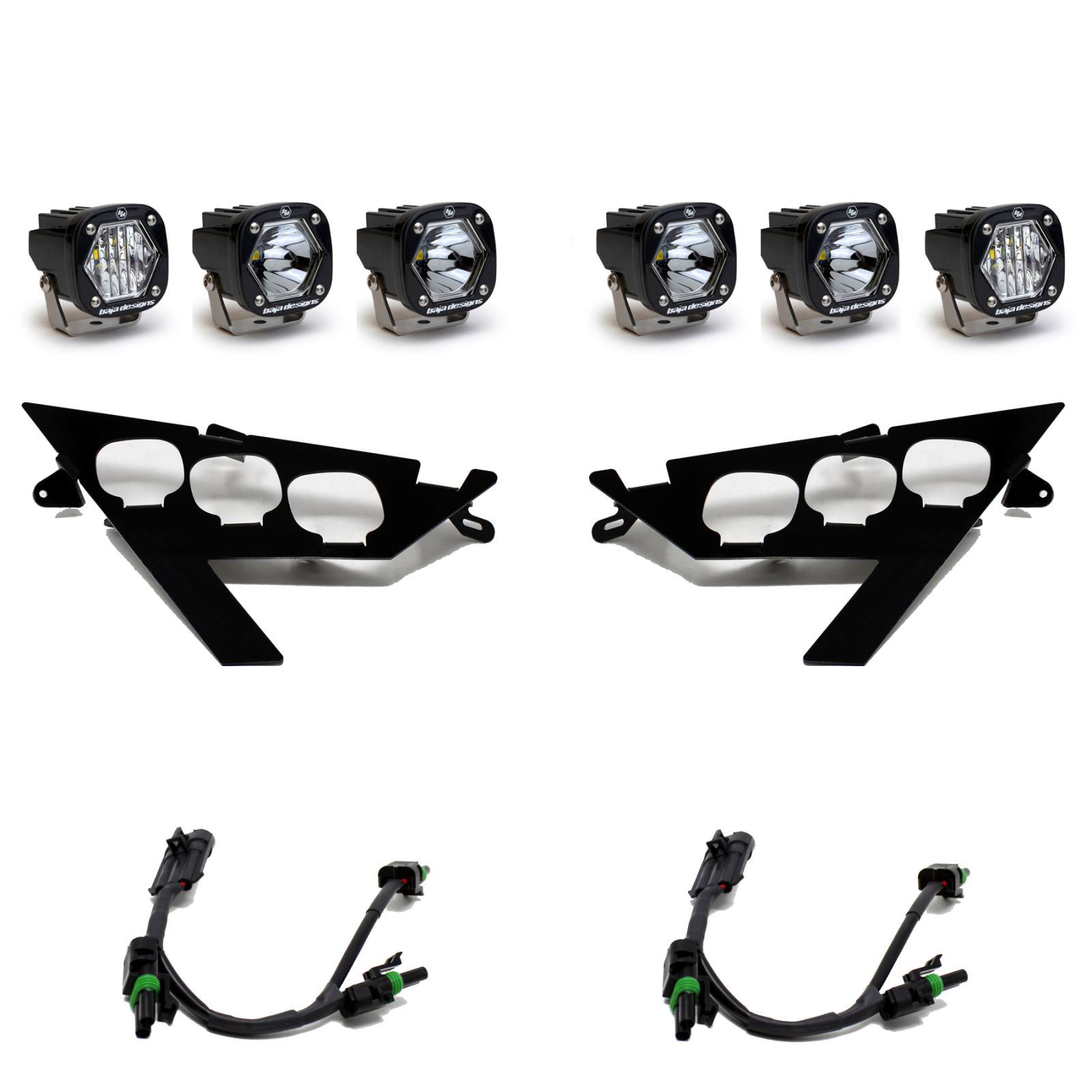 Baja Designs 447156 | 2020+ RZR Pro XP Headlight Kit For Polaris RZR Pro XP; 2020-2023