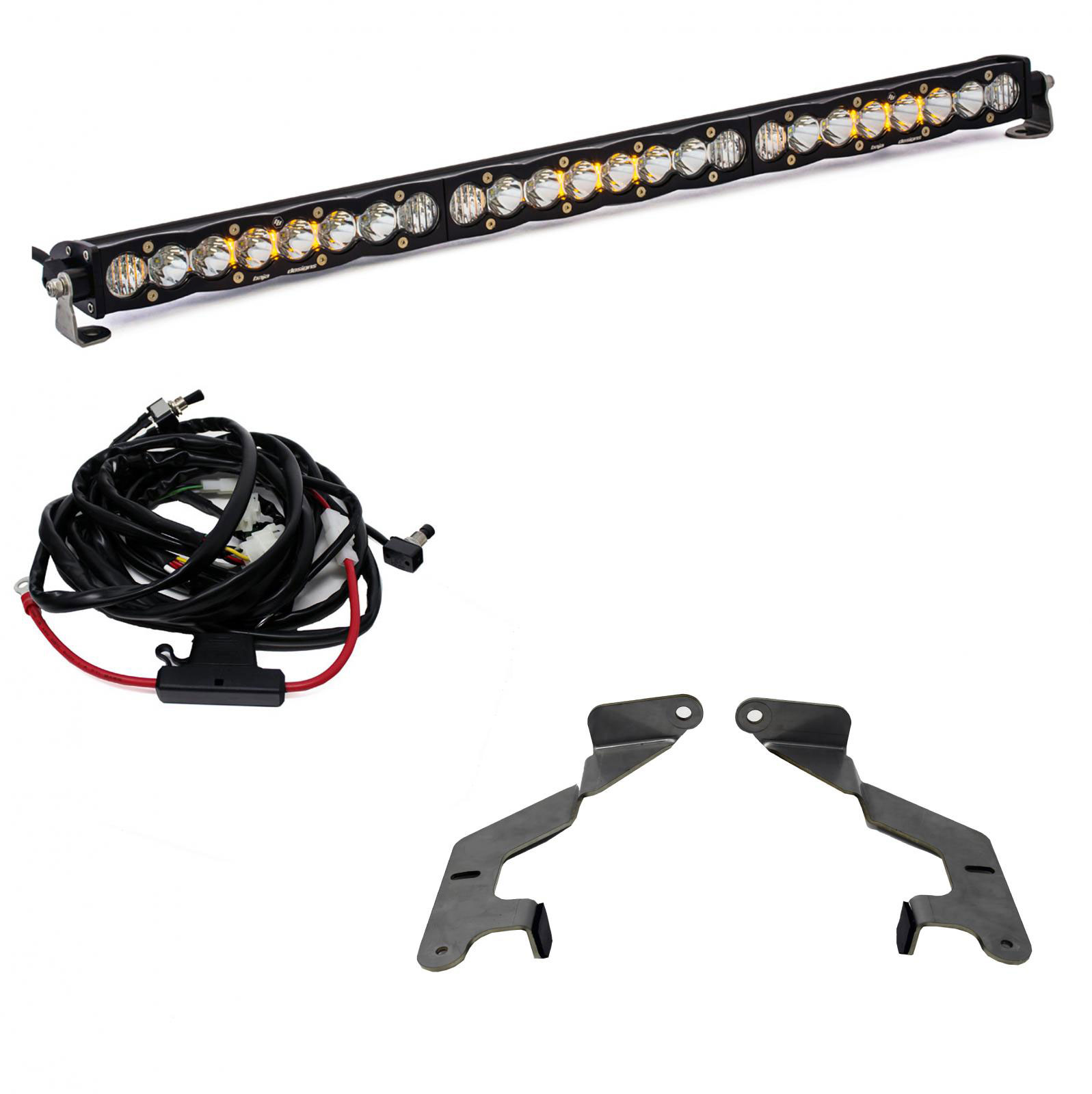 Baja Designs 447160 | 2014+ 30in Grille LED Light Bar Kit For Toyota Tundra S8 Driving Combo; 2014-2023