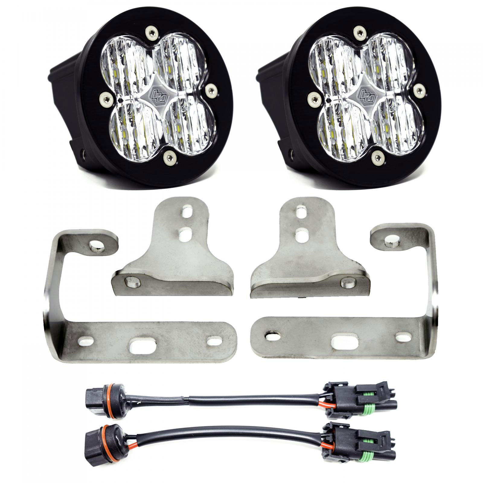 Baja Designs Jeep Wrangler JL Fog Light & Fog Pocket Kit - 447622