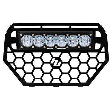 Baja Designs 457543 | 14-15 Polaris RZR Grille/OnX6 LED Light Bar Kit; 2014-2015