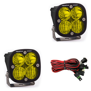 Baja Designs 557813 | Squadron Sport Driving/Combo Pair LED Light Pods - Amber