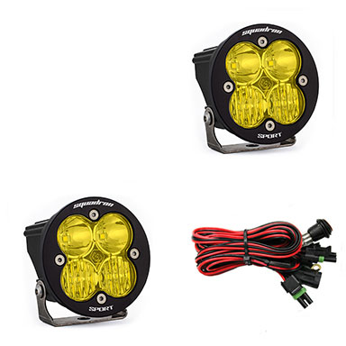 Baja Designs 587813 | Squadron R Sport Driving/Combo Pair LED Light Pods - Amber