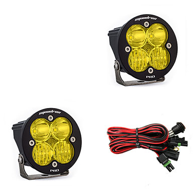 Baja Designs 597813 | Squadron R Pro Driving/Combo Pair LED Light Pods - Amber