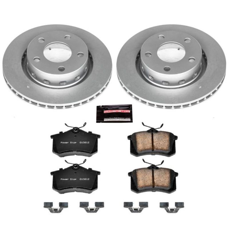 PowerStop crk4844 | Power Stop 02-04 Audi S6 Rear Z23 Evolution Sport Coated Brake Kit; 2002-2004