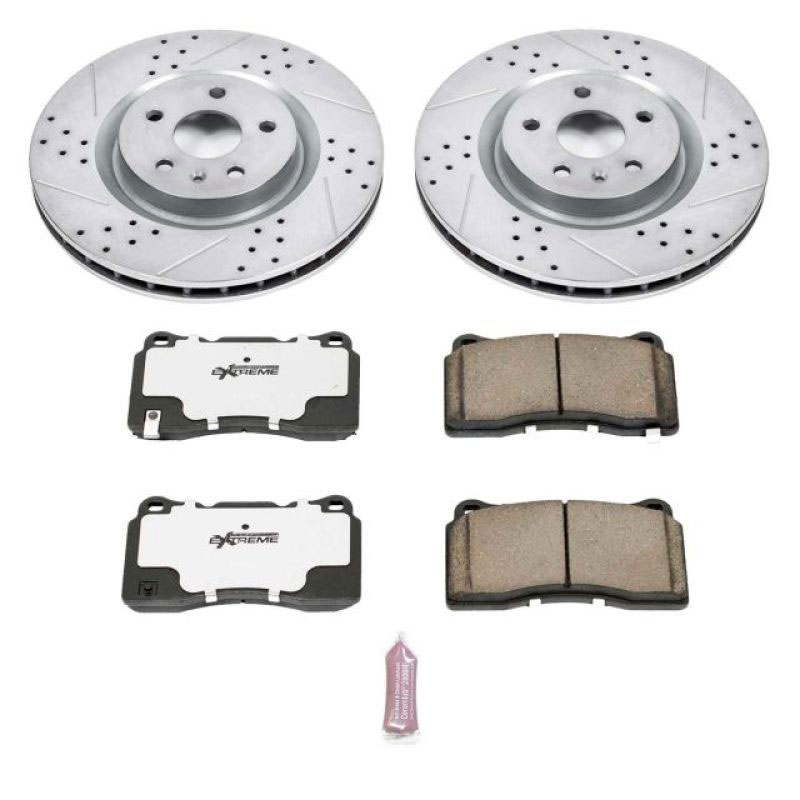 PowerStop k2948-26 | Power Stop 12-13 Buick Regal Front Z26 Street Warrior Brake Kit; 2012-2013