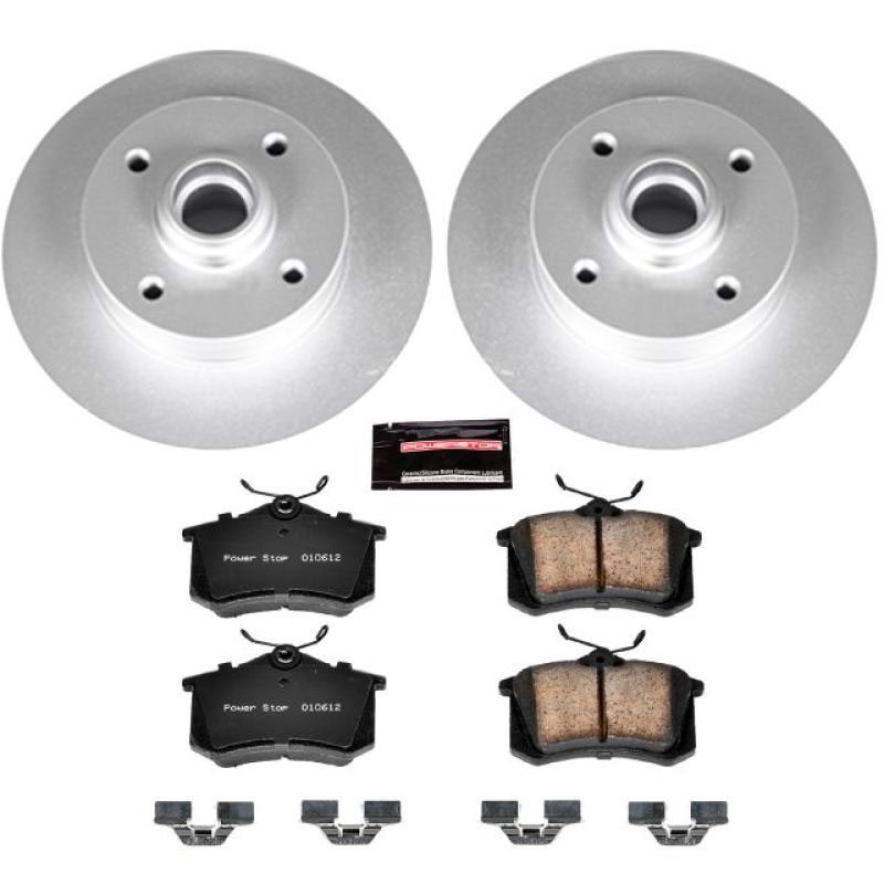 PowerStop crk369 | Power Stop 99-02 Volkswagen Cabrio Rear Z23 Evolution Sport Coated Brake Kit; 1999-2002