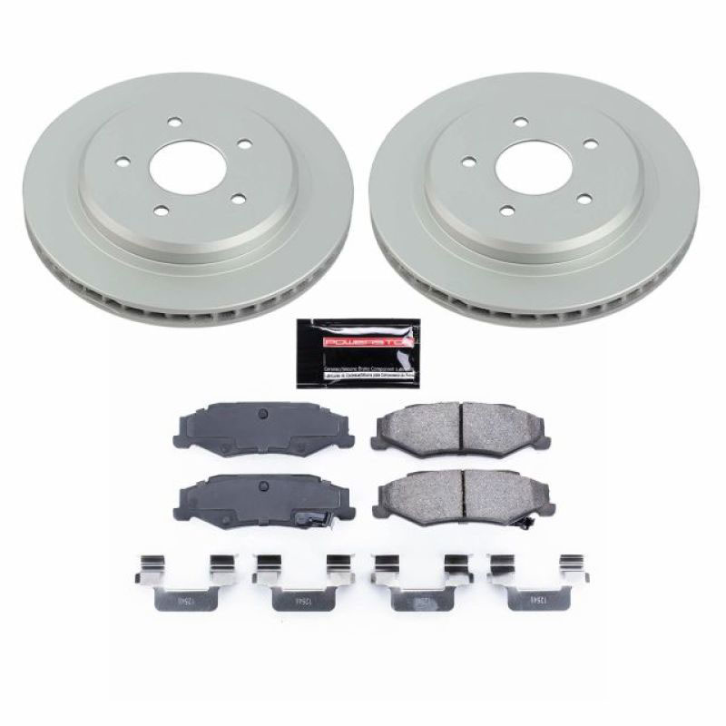 PowerStop crk1563 | Power Stop 04-09 Cadillac XLR Rear Z17 Evolution Geomet Coated Brake Kit; 2004-2009