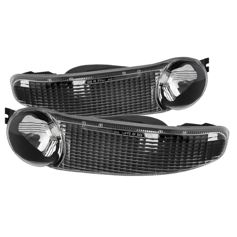 SPYDER 9027079 | Xtune GMC Sierra Denali 00-06 Bumper Lights Black CBL-GD00-BK; 2000-2006