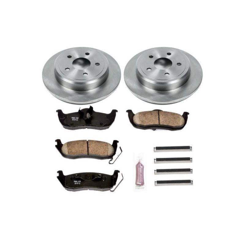 PowerStop koe2221 | Power Stop 06-10 Jeep Commander Rear Autospecialty Brake Kit; 2006-2010