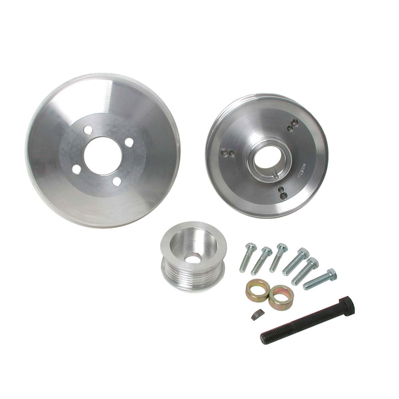 BBK 15550 | Ford 4.6/5.4 F-Series/Expedition 3 Pc Underdrive Pulley Kit 8-Rib (Aluminum); 1997-2004