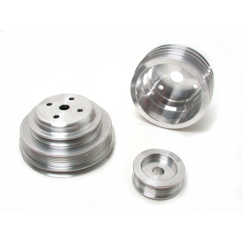 BBK 1598 | GM 305/350 Firebird & GM Truck 3 Pc Underdrive Pulley Kit (Aluminum) V8; 1985-1987