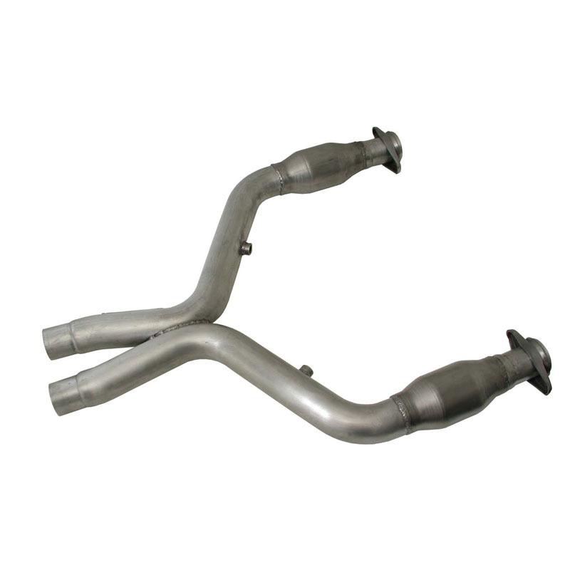 BBK 1637 | BBK 2 3/4 inch X-pipe for Mustang GT w/ BBK Long Tube Headers - w/ CATS V8; 2005-2010