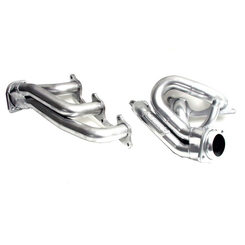 BBK 40100 | Ford Mustang 4.0-V6 1-5/8 Short Tuned Length Exhaust Headers (Silver Ceramic Coated); 2005-2010